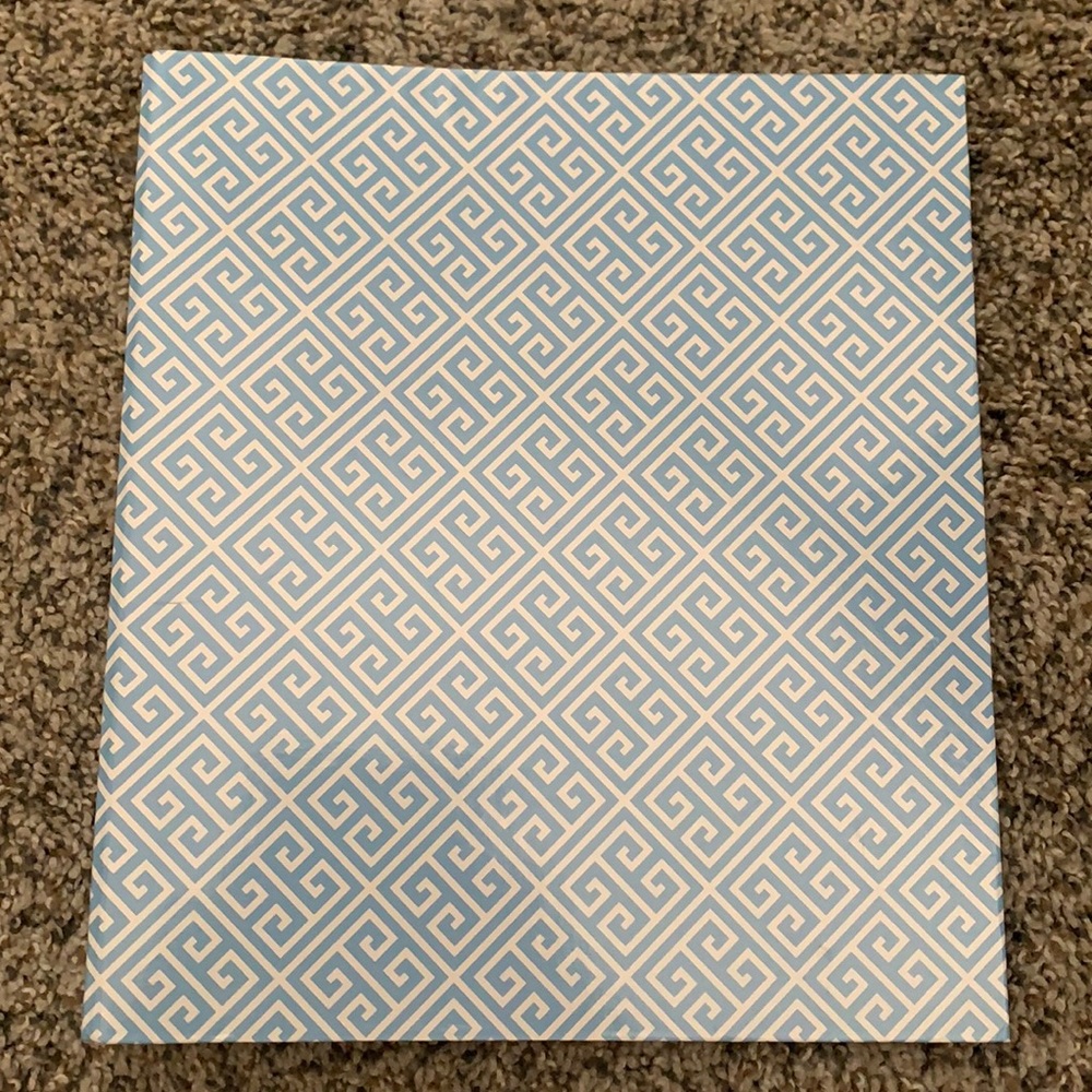 1 inch Binder, blue.